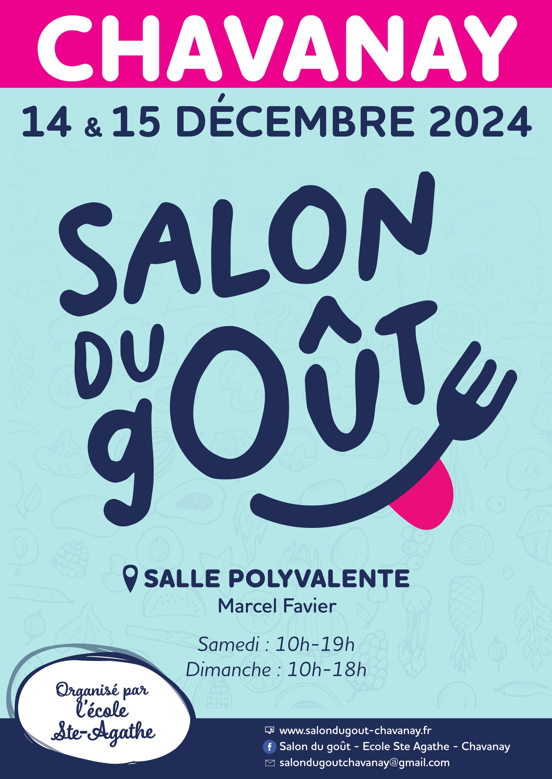 Affiche principale Salon du Goût de Chavanay édition 2024
