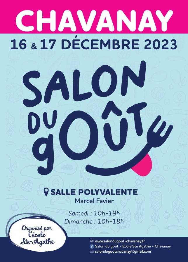 Affiche principale Salon du Goût de Chavanay édition 2023